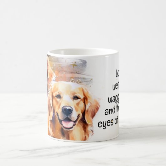 Yellow Labrador Retrievers Hartelijk Quote Koffiemok (Center)