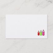 Yellow Labrador Student 1 Cartoon Visitekaartje (Achterkant)