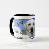 Yellow Labrador tribute Mok (Voorkant links)
