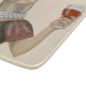 Yellow Labrador Wine Snob Snijplank (Hoek)