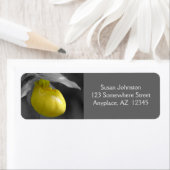 Yellow Lady Slipper Orchid Flower Adres Etiket (Insitu)