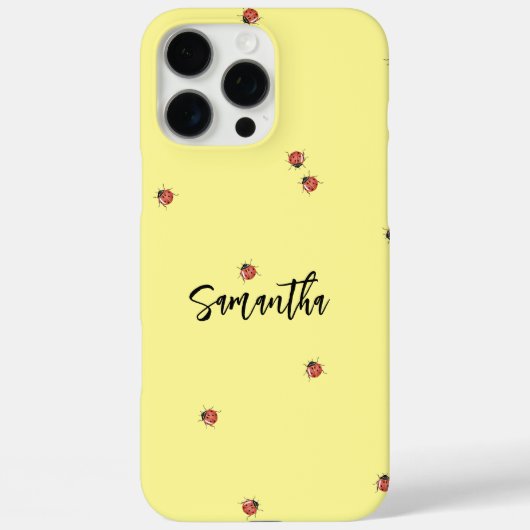Yellow Ladybug Case-Mate iPhone Case (Achterkant)