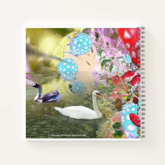 Yellow Ladybugs ABC Letter Tracing Notitieboek (Achterkant)