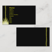 Yellow Lazer Visitekaartje (Voorkant / Achterkant)