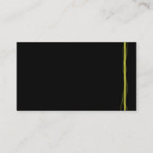 Yellow Lazer Visitekaartje (Achterkant)