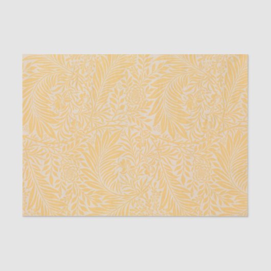 Yellow Leaf Pattern | Ontkoppeling Tissuepapier (Voorkant)