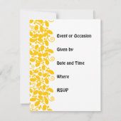 Yellow Leafy Kaart (Achterkant)