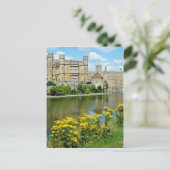 yellow Leeds Castle, Kent, Engeland bloemen Briefkaart (Staand voorkant)