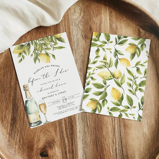 Yellow Lemon amalfi kust repetitie diner Kaart