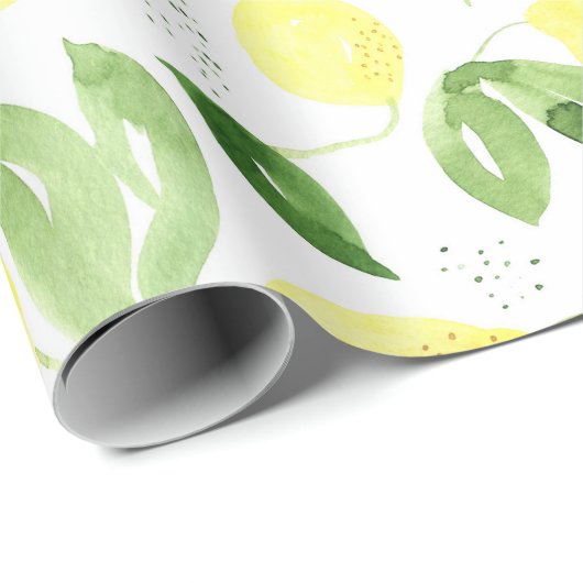 Yellow Lemon Cadeaupapier (Rol Hoek)