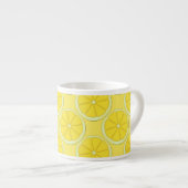 Yellow Lemon Design Bone China Espresso Mokken (Voorkant rechts)