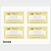 Yellow Lemon - Losse Leaf Tea Label Sticker (Vel)