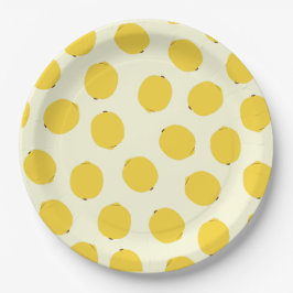 Yellow Lemon Papieren Bordje