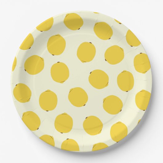 Yellow Lemon Papieren Bordje (Voorkant)