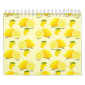 Yellow Lemon Pattern Kalender (Hoes)