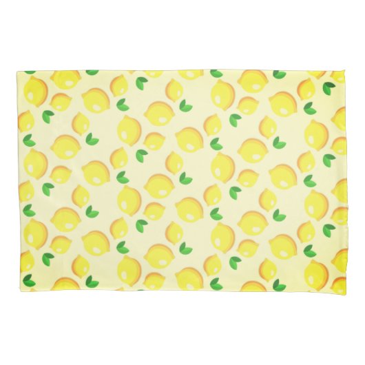 Yellow Lemon Pillow Hoesje Kussensloop (Voorkant)
