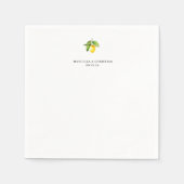 Yellow Lemon Servet (Voorkant)