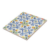 Yellow Lemon Tegel Pattern Tegeltje (Zijkant)