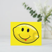 Yellow Lemon Tongue Briefkaart (Staand voorkant)
