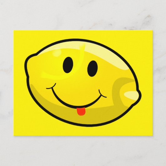 Yellow Lemon Tongue Briefkaart (Voorkant)