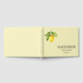 Yellow Lemon Wedding Guest Book Gastenboek (Volledig)