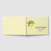 Yellow Lemon Wedding Guest Book Gastenboek (Volledig)