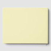 Yellow Lemon Wedding Guest Book Gastenboek (Achterkant)