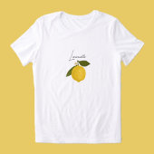 Yellow Lemon with Green Leaves | Fresh Citrus  Tri-Blend Shirt