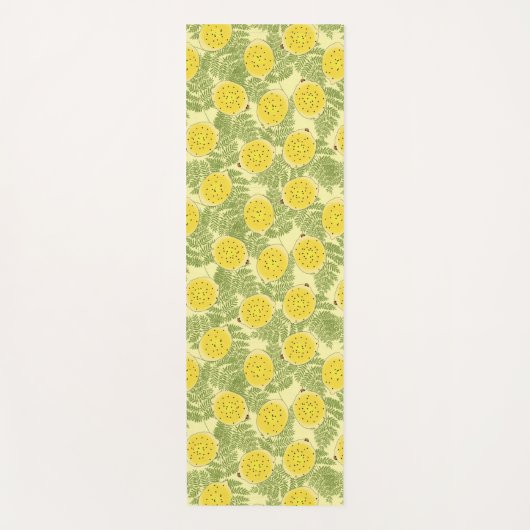 Yellow Lemon yoga mat (Voorkant)