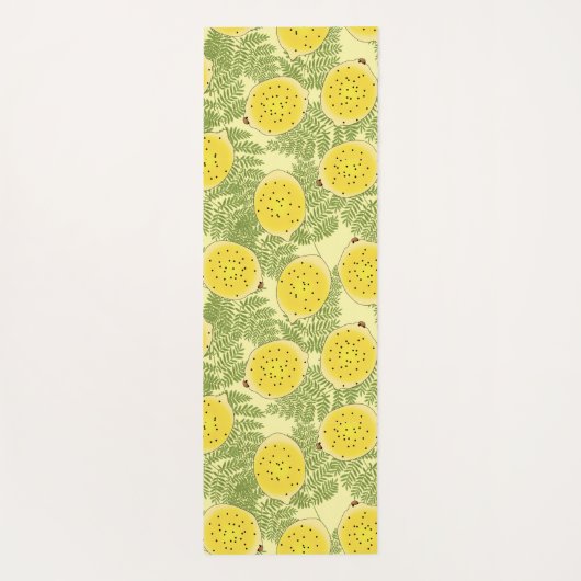 Yellow Lemon yoga mat (Achterkant)