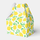 Yellow Lemons Favor Box Bedankdoosjes (Achterkant)