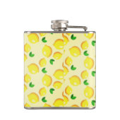 Yellow Lemons Flask Heupfles (Achterkant)