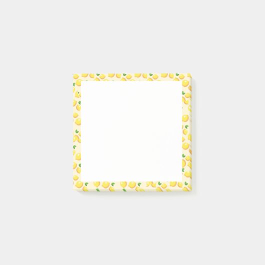 Yellow Lemons Framed Post het Opmerkingen Post-it® Notes (Voorkant)