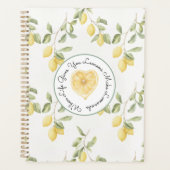 Yellow Lemons Fruit Lemonade Planner (Voorkant)
