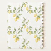 Yellow Lemons Fruit Lemonade Planner (Achterkant)