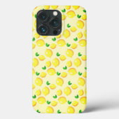 Yellow Lemons iPhone Case (Achterkant)