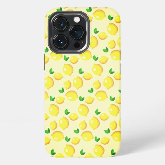 Yellow Lemons iPhone Case Hoesje (Achterkant)