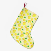 Yellow Lemons kerstaking Kleine Kerstsok (Voorkant (Hangend))