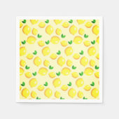 Yellow Lemons Napkins Servet (Voorkant)