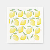 Yellow Lemons Party servetten (Voorkant)