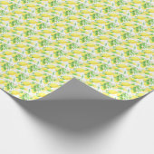 Yellow Lemons Pattern Cadeaupapier (Hoek)