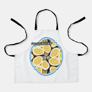 Yellow Lemons Pattern Schort