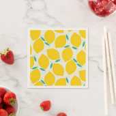 Yellow Lemons Pattern Servet (Insitu)