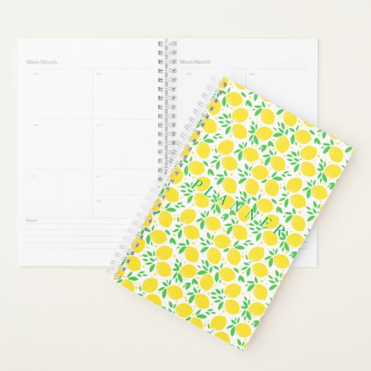 Yellow Lemons Planner (Display)