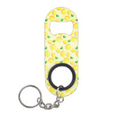 Yellow Lemons Sleutelhanger flesopener Mini Flessenopener (Voorkant)