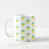 Yellow Lemons Squeeze the Day! Coffee Mug Koffiemok (Links)