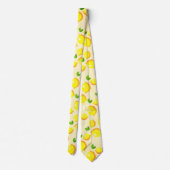 Yellow Lemons Stropdas (Achterkant)