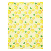 Yellow Lemons Tablecloth Tafelkleed (Voorkant)
