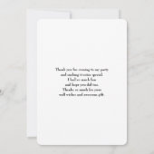 Yellow Lemons Waterverf Pattern Hartelijk dank Bedankkaart (Achterkant)