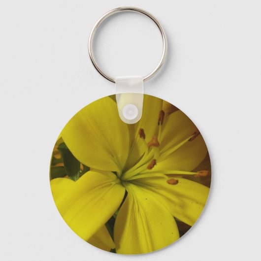 Yellow Lillies Sleutelhanger (Voorkant)